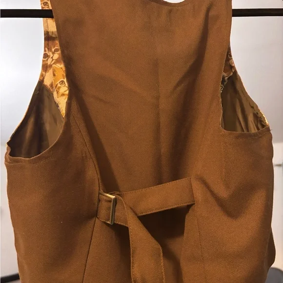 Cat Print Button-Up Vest - Picture 3 of 5